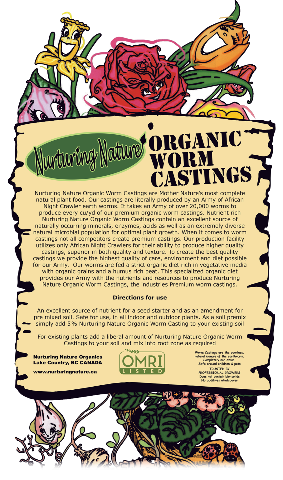 Organic Worm Castings