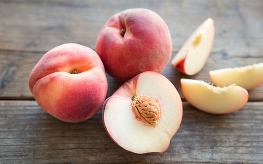 'White Lady' Peach Trees